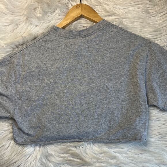 Tennessee River COLORADO Short Sleeve Grey and Pink Crop Top Size Medium - Picture 3 of 3